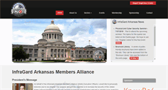 Desktop Screenshot of infragardarkansas.org