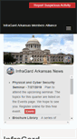 Mobile Screenshot of infragardarkansas.org